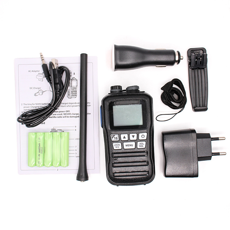 RS-25M VHF Transceiver IP67 wodoodporny ręczny walkie-talkie dmuchana łódka rozmowa dwukierunkowa