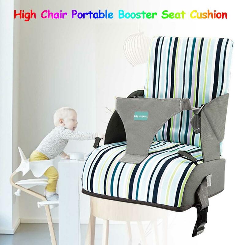 Almofada do assento do impulsionador do bebê crianças aumentou a almofada da cadeira anti-skid à prova dwaterproof água almofada da cadeira de jantar do bebê ajustável