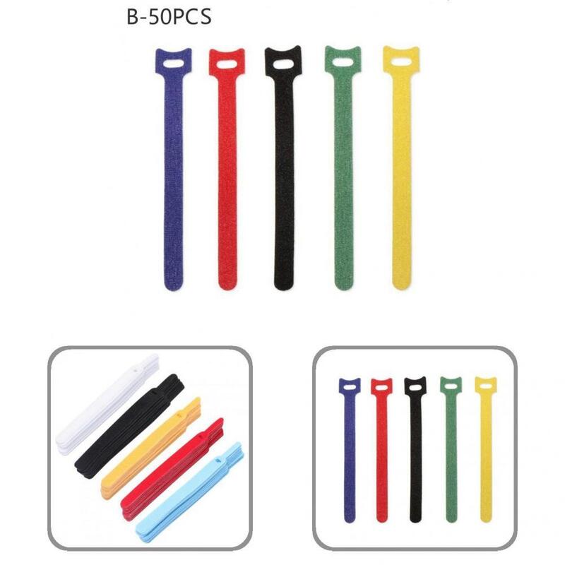 Opaski przydatne mocny wielofunkcyjny drut nylonowy pętli Wrap Zip Bundle pasy materiały biurowe pasy kablowe drut wiązałkowy
