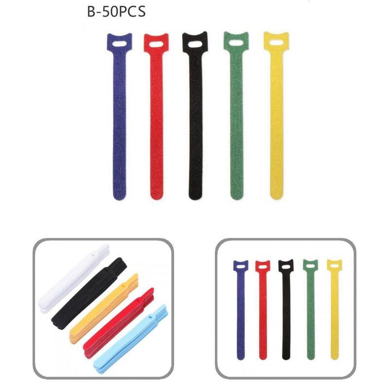 Laços de cabo útil forte multi-função fio de náilon loop envoltório zip pacote cintas material de escritório cintas de cabo laços de fio