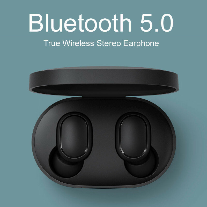 Original Xiaom Redmi Earphone Airdots Wireless Bluetooth 5.0 Voice Contral Nosie Reduction Tap Contral Earphone