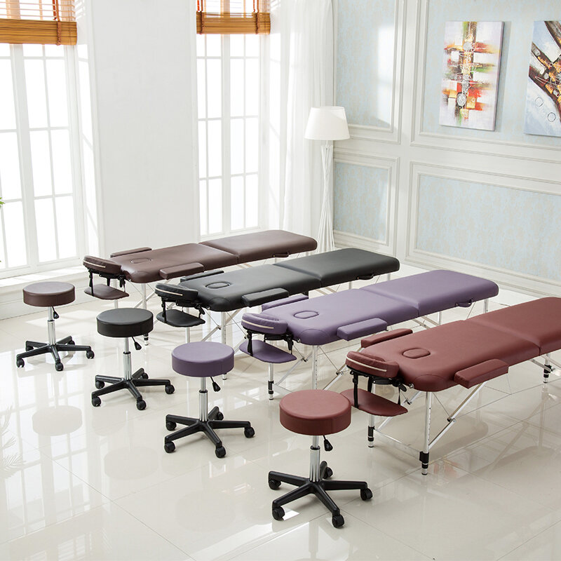 K-Star-Professional portátil beleza cama, mesas de massagem spa leve e dobrável com saco, mobiliário de salão, liga de alumínio