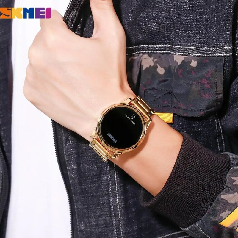 SKMEI Top Marke Herren Sport Uhren Digital Touch Elektronische Uhr Mode Luxus Mann der Wasserdichte Armbanduhr Reloj Hombre Männlichen