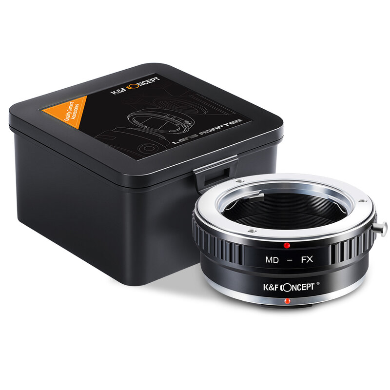 K & f conceito MD-FX lente adaptador minolta md montagem lente para fujifilm fuji X-Pro1 x pro 1 câmera adaptador anel
