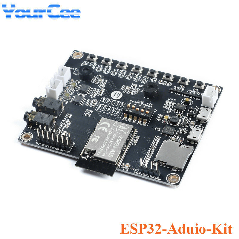 ESP32-Audio-Kit ESP32 مجلس تطوير الصوت ESP32-Aduio-Kit وحدة لاسلكية ثنائي النواة ESP32-A1S 8 متر المسلسل إلى واي فاي