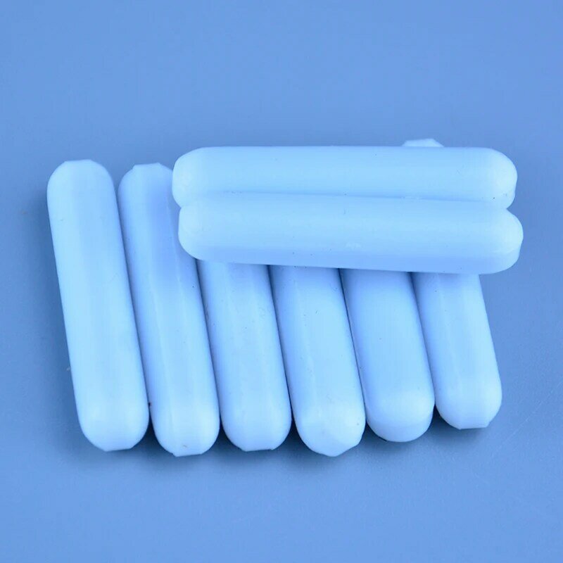 laboratory Magnetic PTFE Magnetic Stirrer Mixer Stir Bars White Color Without Pivot Ring