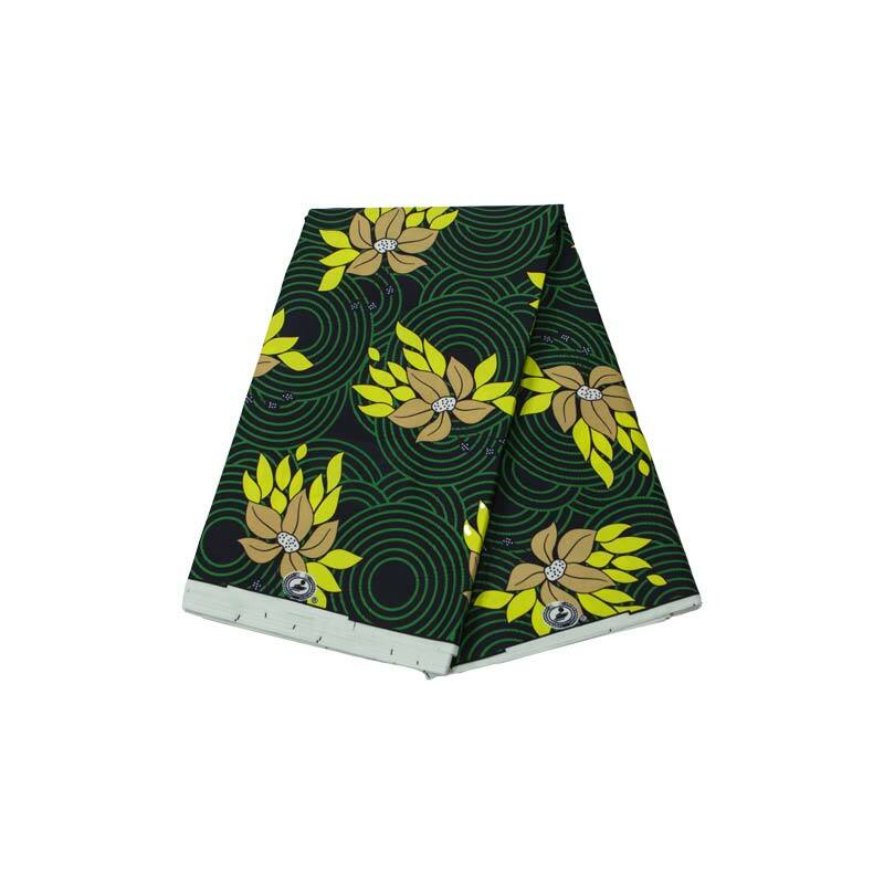 Ancara tecido cera real africano impressão 2020 de alta qualidade flores impressão garantida verdadeira cera tecido poliéster macio