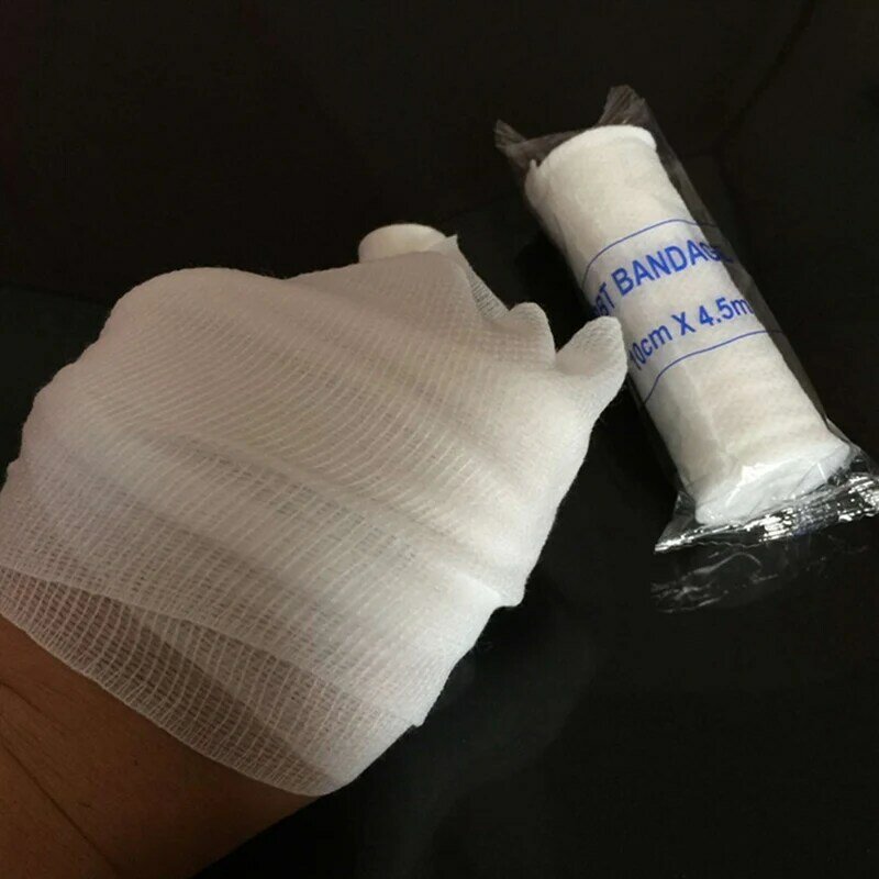 Treatment ฉุกเฉินชุดอุปกรณ์เสริมร้อนผลิตภัณฑ์ยืดหยุ่น Crepe แผลผ้าพันแผลสำหรับบ้านทำงานกลางแจ้งกีฬา Sprain