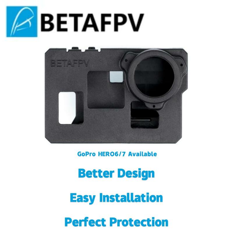 BETAFPV Case V2 per custodia protettiva per fotocamera nuda con scheda BEC per GoPro Hero 6/7 Drone RC sostenibile a schiacciamento leggero