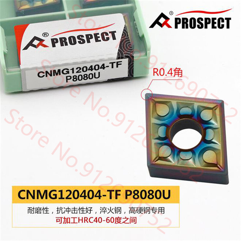 CNMG120404-TF P8080U CARBONETO DE PROSPECT INSERT