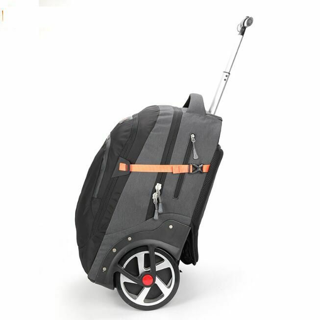 20 Polegada bagagem mala de viagem dos homens trole saco rolando bagagem mochila sacos sobre rodas oxford rodas mochila para o negócio