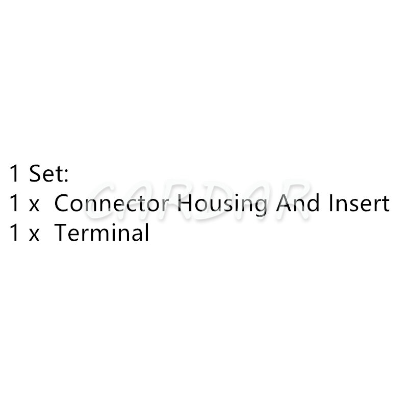 Conector Sem Vedação Com Terminal, Montagem AC, Plugue Plástico Do Carro, Fio Do Cabo, Série 6.3, 1 Conjunto, 1 Conjunto