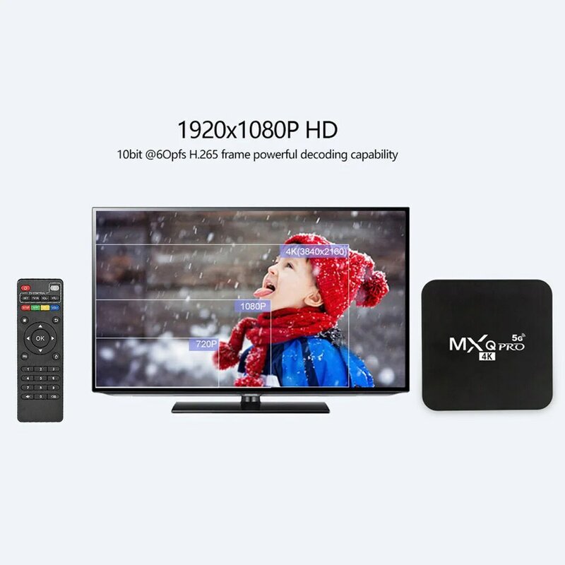 5G 4K 1080p Set-Top-Box Smart TV Box Android Unterstützung Ethernet 2,4G WiFi Drahtlose Netzwerk media Player TV