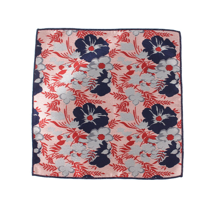 Jacquard Pocket Square For Men Women Striped Chest Towel Hanky Gentlemen kerchief Men's Suits Handkerchief Floral Pocket Towel