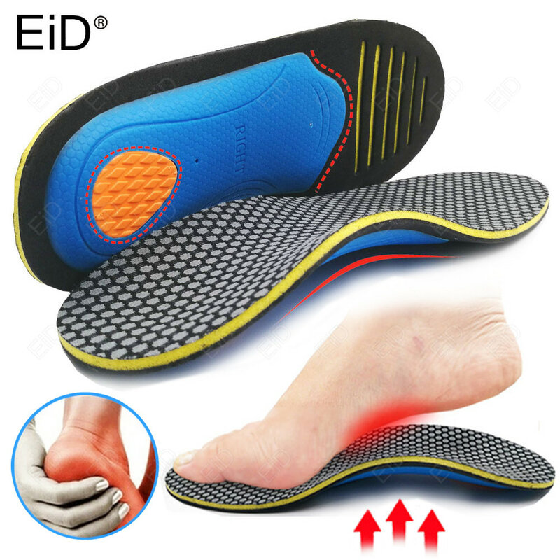 EiD EVA 정형외과 깔창, 평발 건강 밑창 패드, 신발 삽입용 아치 지지 패드, 족저근막염 발 관리