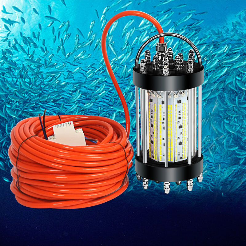 LED fishing lights underwater 1500W Dimmable AC220-240V LED fishing lights for boat LED fishing lights boat mount