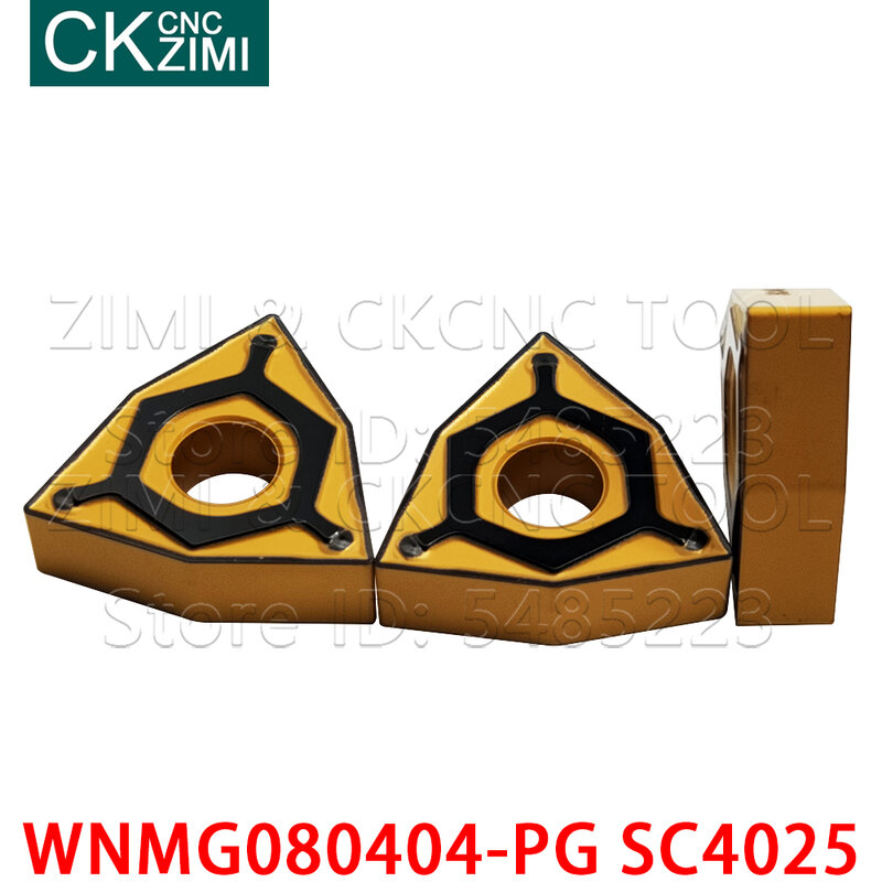 WNMG080404-PG SC4025 WNMG080408-PG SC4025 wkładki z węglika drewna toczenie narzędzia tokarka metalu CNC narzędzia wysokiej jakości WNMG dla stali
