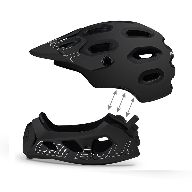 TOP Mountain Bike Helmet Man Women Full Covered MTB Down Hill Ultralight Full Face Helmet Inte-Molded TRAIL BMX Cycling Helmets