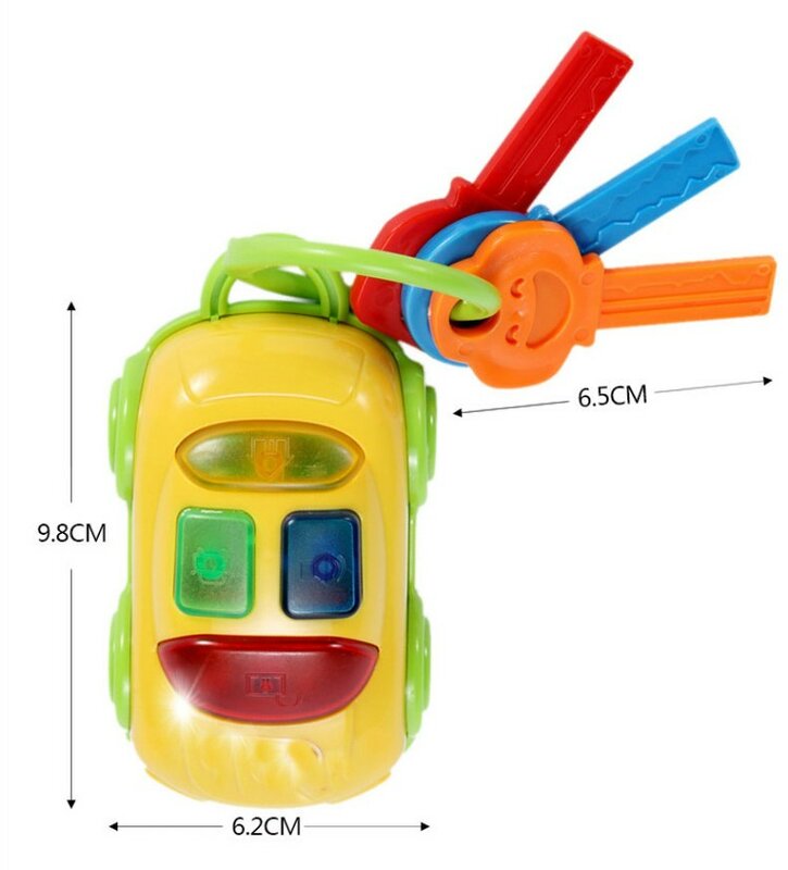 Elektrische Speelgoed Baby Speelgoed Interessant Licht Auto Alarm Gift Voor Intelligente Kinderen Educatieve Verlichting Unisex Wetenschap 2021