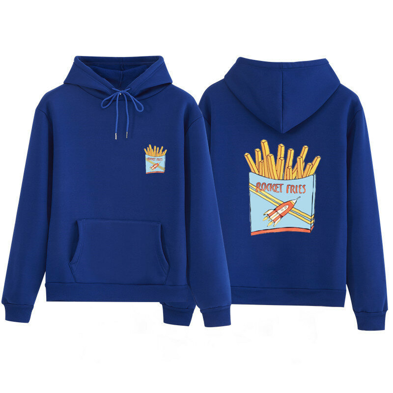 2020 spring autumn sweatshirt snacks pocket fries hoodies women sweatshirt couple shirt Tracksuit valentine's day gift