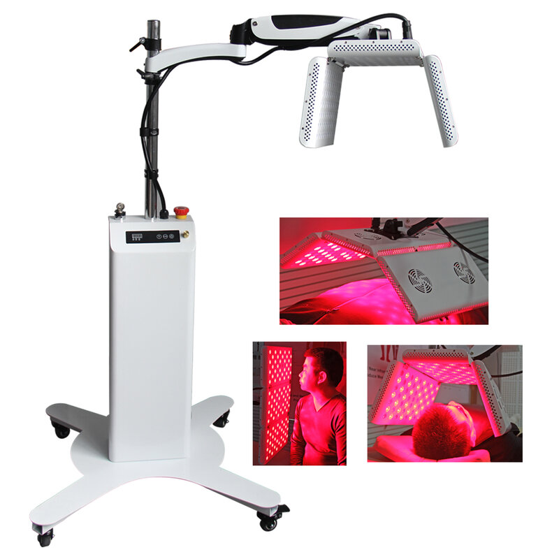 660nm Red wavelength laser hair regrowth machine scalp treatment diode laser hair growth machine