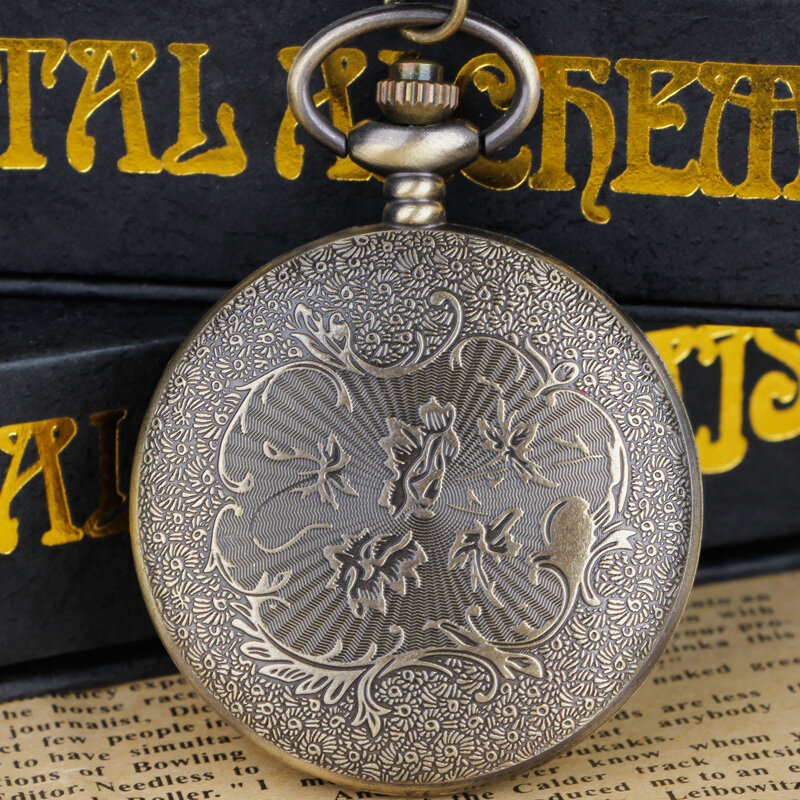 Quarz Taschenuhr Anker Muster Hand Marine antike Halskette Kette lässig Männer Uhren Geschenke