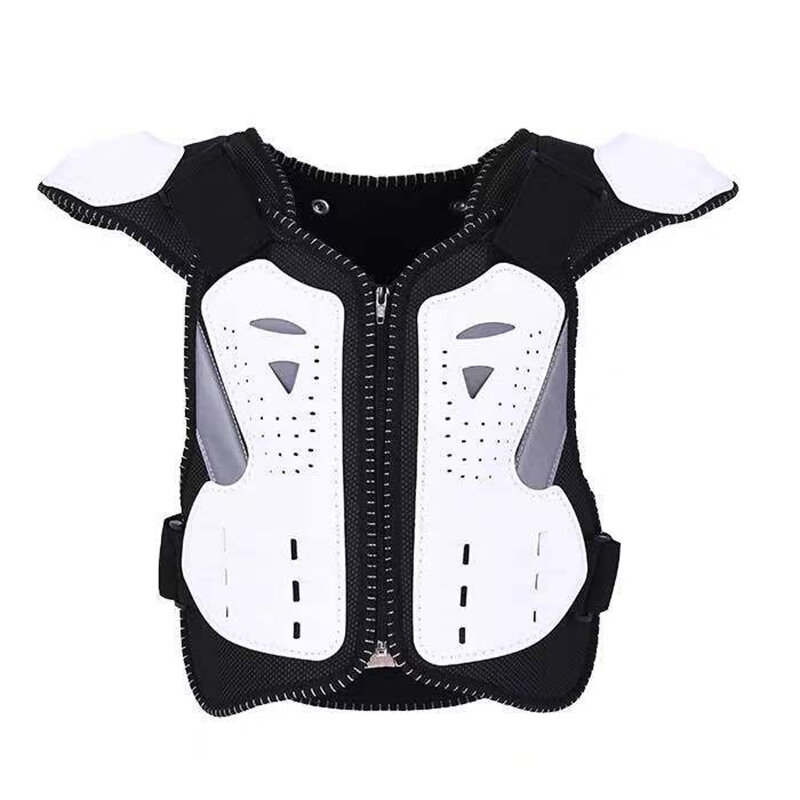 Veste d'armure de moto de cross-country pour enfants, protection de la poitrine et de la colonne vertébrale, anti-chute, gilet complet pour enfants, 4 à 15 ans
