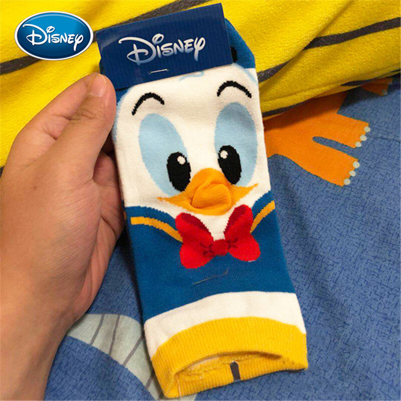 Sanrio-Calcetines de algodón con dibujos animados para niña, medias con estampado de Toy Story de Disney, Woody/Goofy/Judy Rabbit