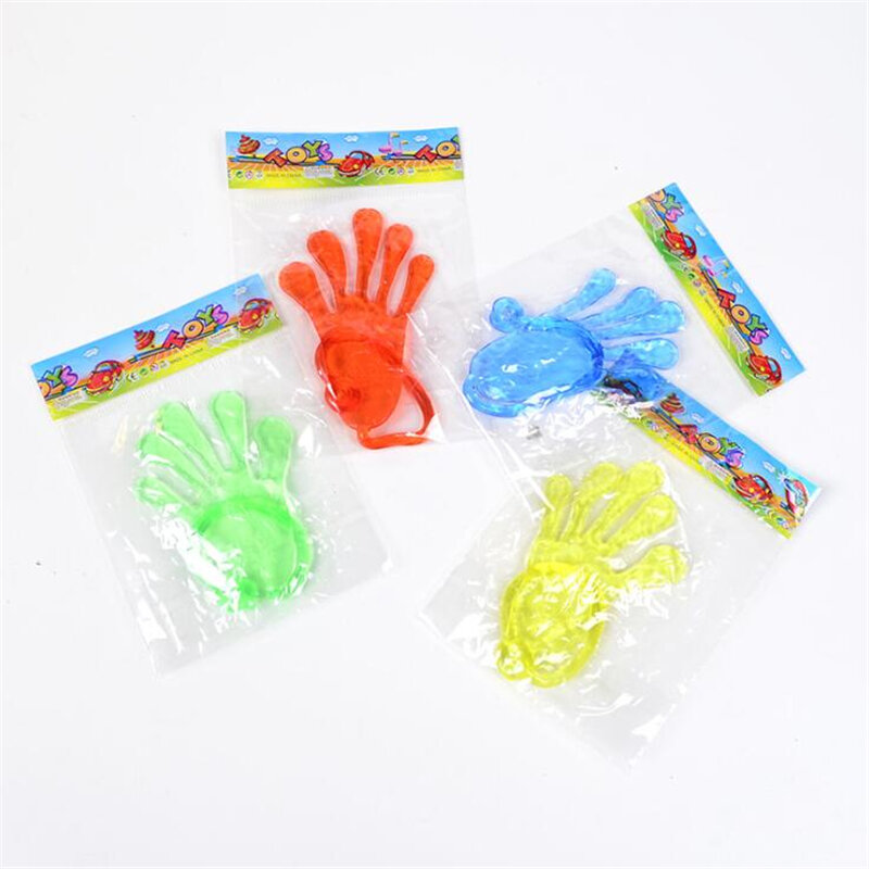 2Pcs Kids Kleverige Handen Palm Partij Gunst Speelgoed Nieuwigheden Prijzen Verjaardagscadeau Speelgoed Voor Kinderen Sticky Speelgoed Antistress Vervormd speelgoed