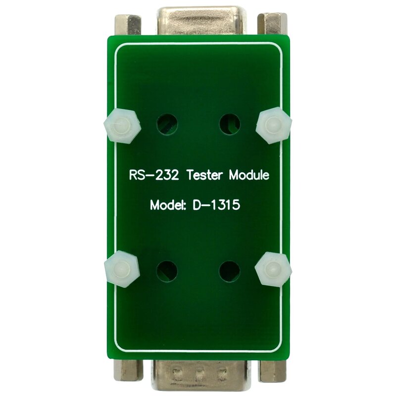 CZH-LABS RS232 moduł testera łącza LED, DB9 męski na DB9 żeński.