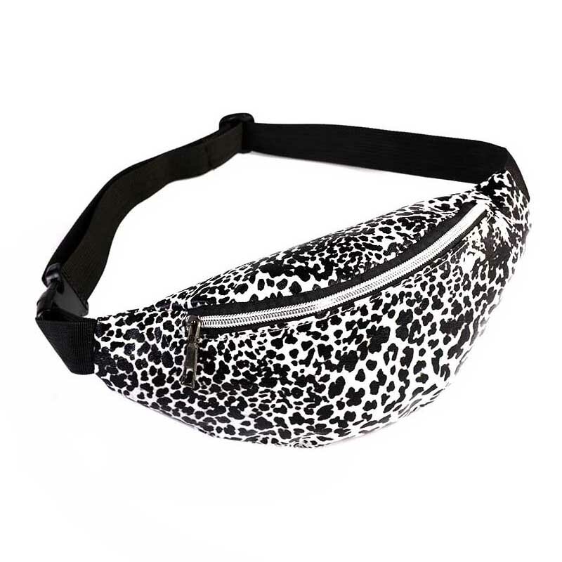 Pochete com estampa de oncinha feminina, bolsa de cintura transversal de ombro, com estampa de leopardo, para mulheres da moda, nova, 2021