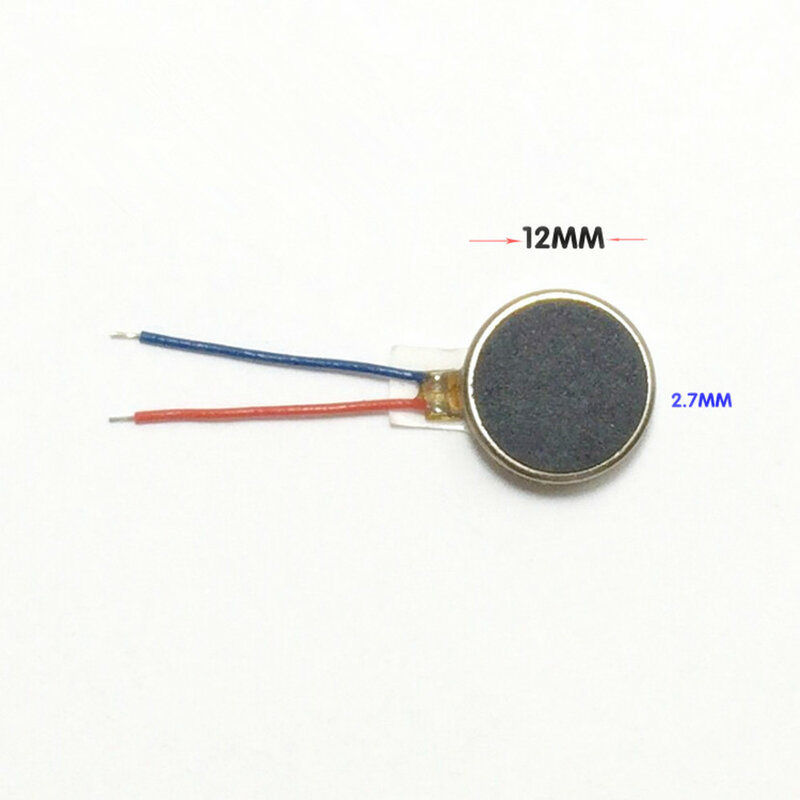 Taidacent เหรียญมอเตอร์สั่น3V 3.7V DC แบนปุ่มการสั่นสะเทือนมอเตอร์สร้อยข้อมือรอบ Mini Vibrating มอเตอร์