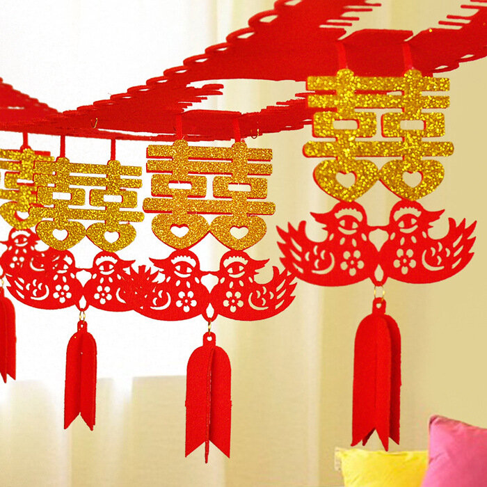 中国の伝統的な結婚式の装飾