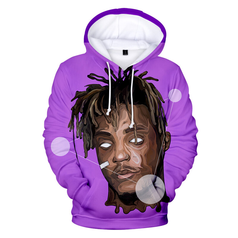 Suco de rapper wrld hoodies das mulheres dos homens camisolas eua cantor suco wrld hoodie dos homens 3d com capuz hip hop casual hoodie