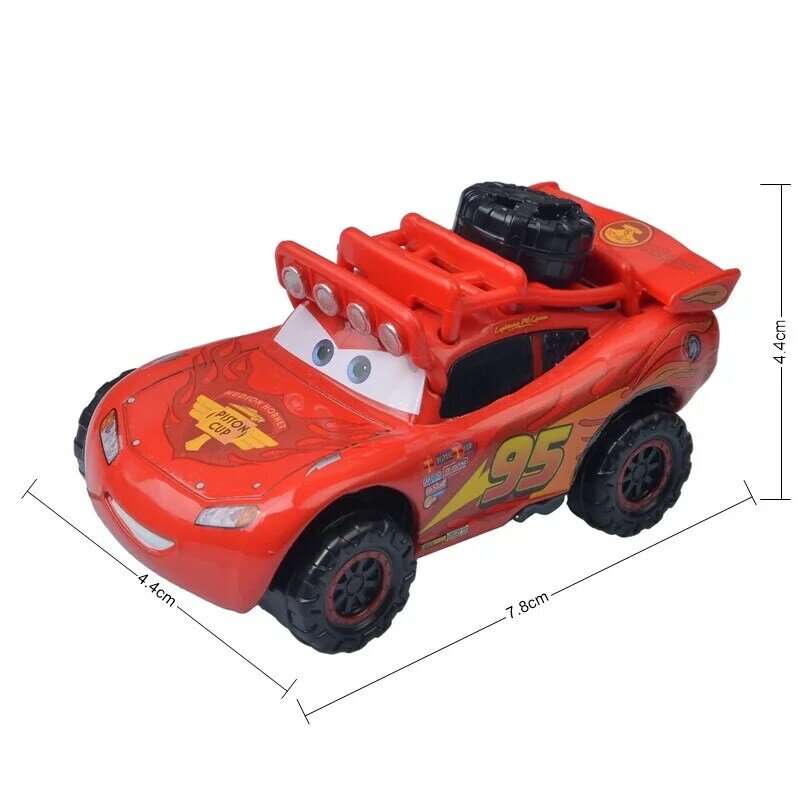 38 Style Disney Pixar Cars 3 New saetta McQueen Jackson Storm Smokey modellino in metallo modello di auto giocattolo per bambini regalo di natale