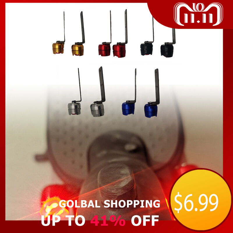 1 paar Elektrische Roller Rücklicht Hinten Warn Licht Lampe Für Xiaomi Mijia M365 Schwarz Rot Blau Silber Gold Elektrische Roller teil