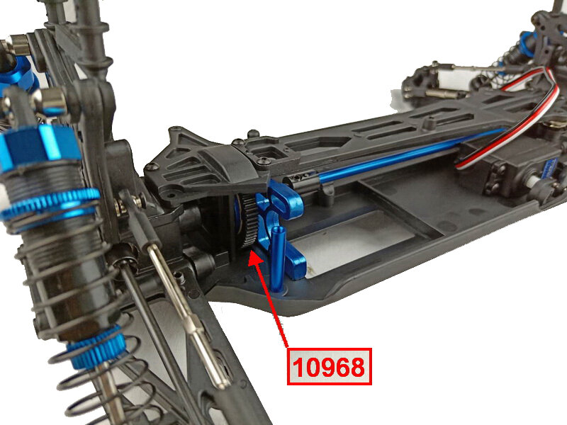 Części zamienne 10968 przekładnia zębata 65T(Metal) do VRX Racing 1/10 skala 4WD samochód elektryczny rc części, fit buggy rc/truggy RH1013 RH1017