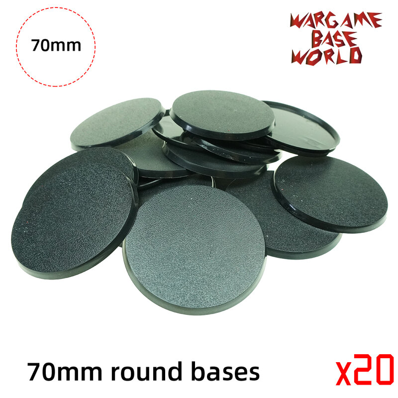 Bases redondas para juegos de mesa, 70mm