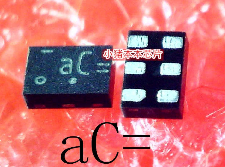 Impresión 74AUP1G57GM AC = aC = DFN6