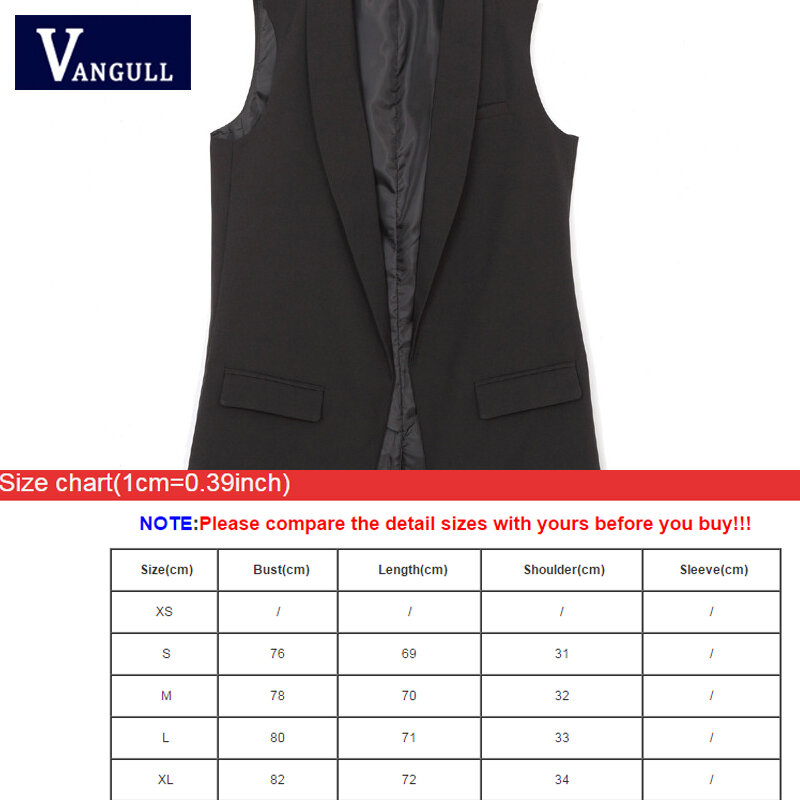 Women vest Fashion Wardrobe waistcoat Solid Slim vest 2019 Decoration Vests Female Sleeveless Waistcoat office lady coat Tops