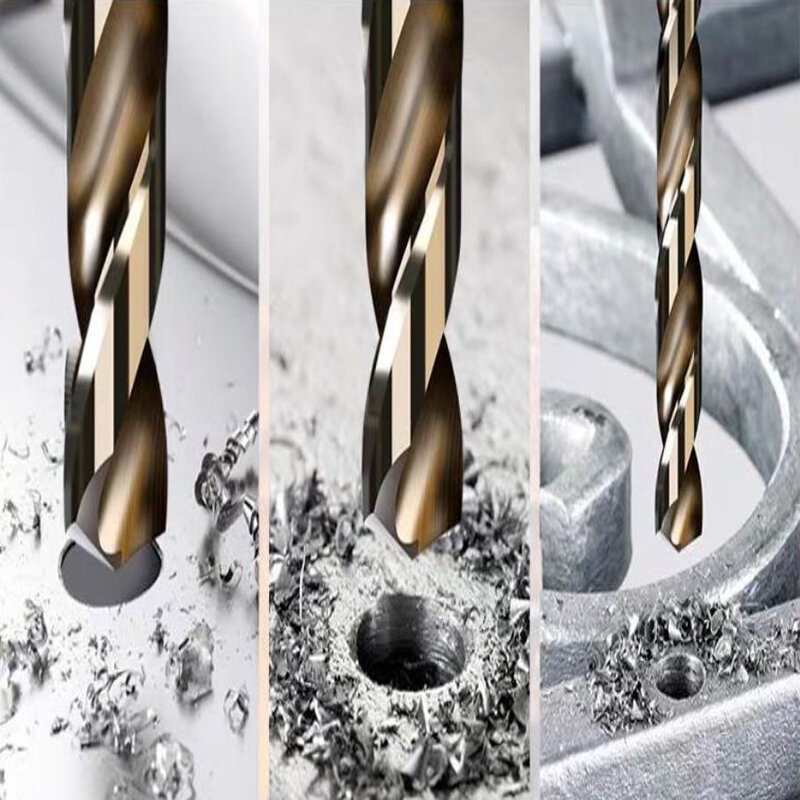 10 pièces 1.0mm-8.0mm M35 HSS-CO asile alt forets HSS foret hélicoïdal pour acier inoxydable (1.5/2/2.5/3/4/4.5/5/6/6.5/7/7.5/8.0mm)