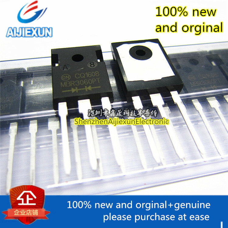 10Pcs 100% New and original  MBR3060PT SBL3060 3060 30A60V TO247 Schottky Rectifiers large stock