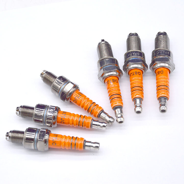 1pc Spark Plug CR7HSA ATRTC High Performance 3-Electrode For GY6 50cc-150cc Scooter Motorcycle 10mm Spark Plug Accessories