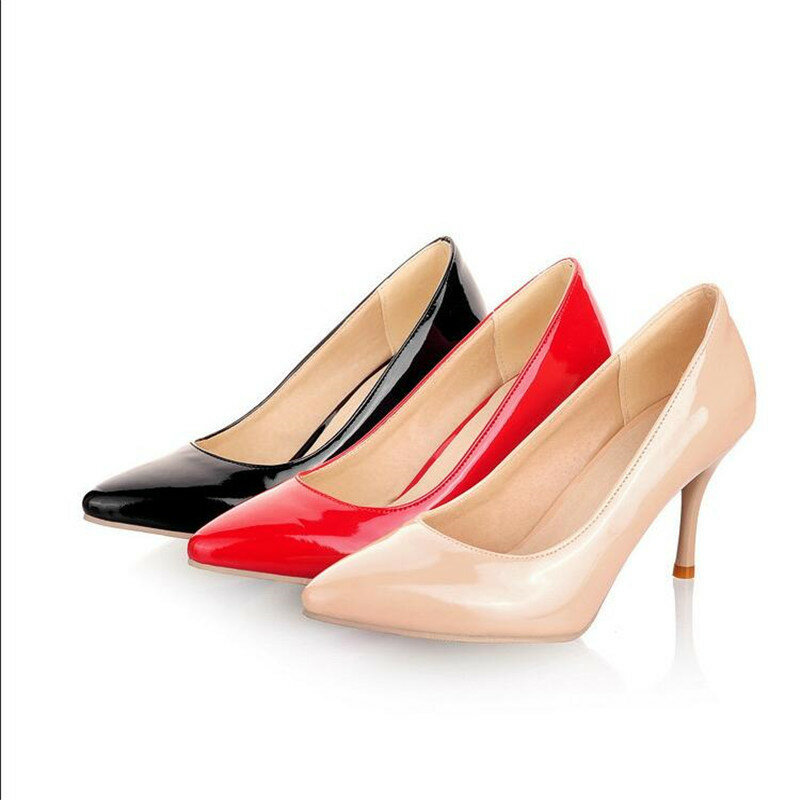 เด็กหญิงส้นสูงรองเท้าแฟชั่นส้นสูงรองเท้าผู้หญิง2021รองเท้าส้นสูงสำนักงานรองเท้าแต่งงานหญิง30-43