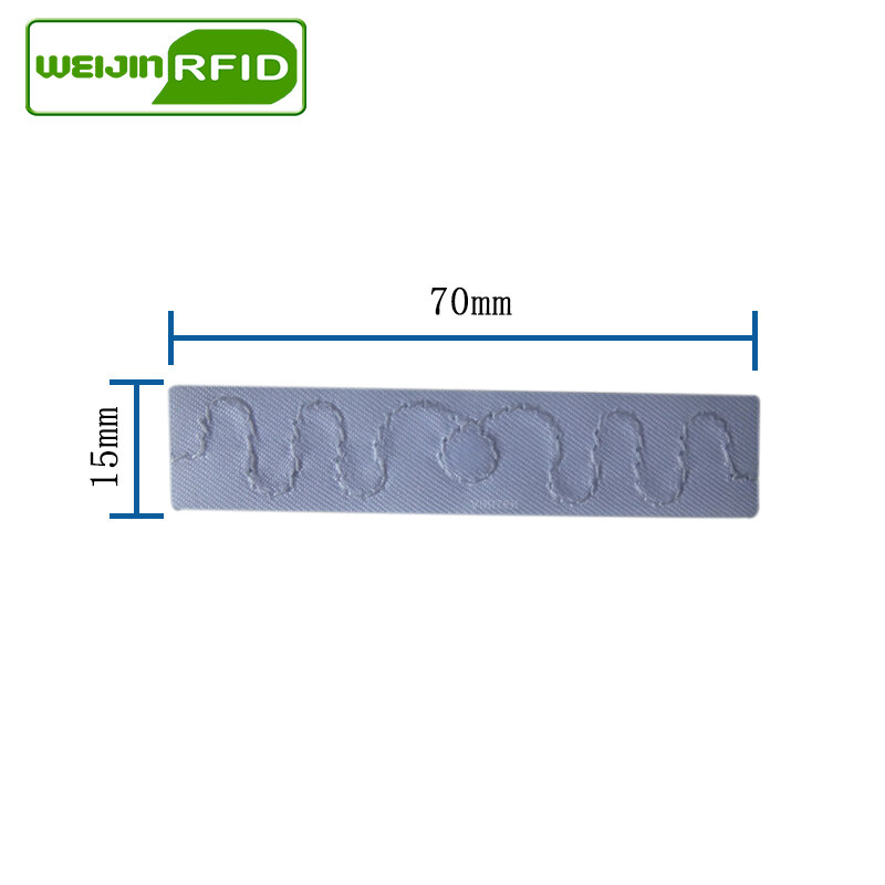 Etiqueta de lavandería UHF RFID lavable, resistente al calor, ropa de lino de hotel, 902-928MHZ, NXP, UCode8, EPC, Gen2, 6C, tarjeta inteligente, etiquetas RFID pasiva