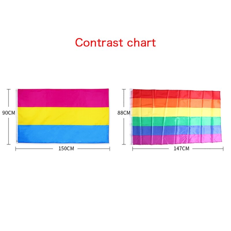 90*150CM LGBT Pride Peace Flag For Decoration Flag Banner State Flags Home Decor Hanging Flags Office/Activity/Parade