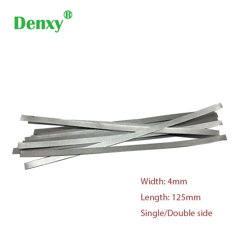 Denxy strip abrasif gigi, Strip stik pemoles logam ortodontik Interproximal enamel pengurangan polistrip perawatan