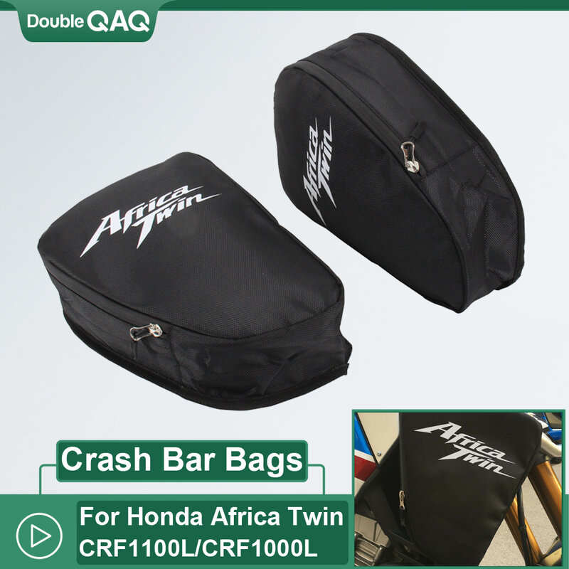 Untuk Honda CRF1100L Afrika Twin CRF1000L Petualangan Olahraga Motor Frame Crash Bar Tas Alat Penempatan tas Travel