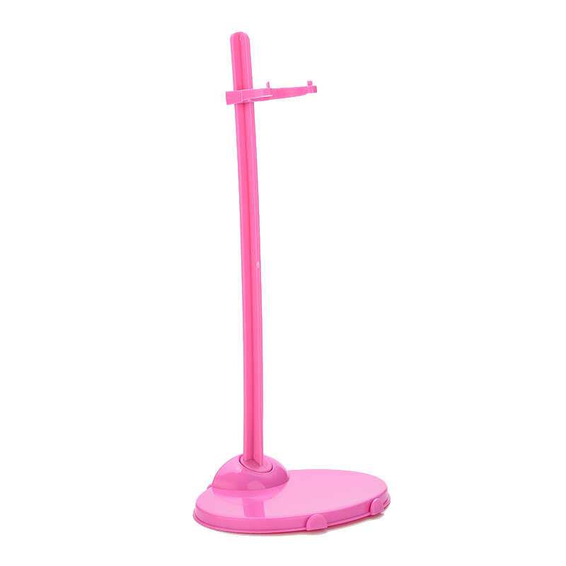 1Pcs Pop Stand Voor Mini Poppen Meisjes Prop Up Mannequin Model Display Houder Beste Meisje Speelgoed Wit Roze