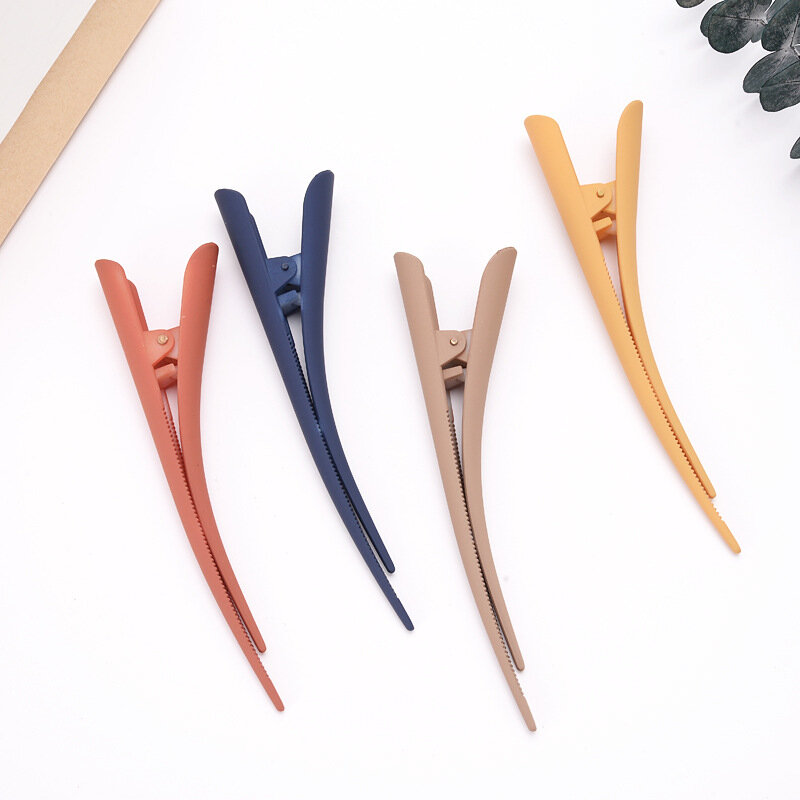 1Pcs Selling New Fashion Frosted ins simple wild resin horn large clip hairpin Barrettes For Women Girls Accessories Headwear